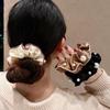 3Pcs Fashion Korean Style Version Pearl Headband Simple and Fashionable Fabric Colon Headband Sweet Ponytail Maruko Hair Rope