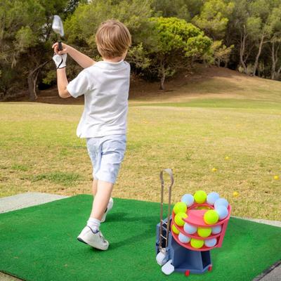 Automatic Golf Ball Dispenser 25 Golf Balls Driver with Adjustable Height Golf Ball