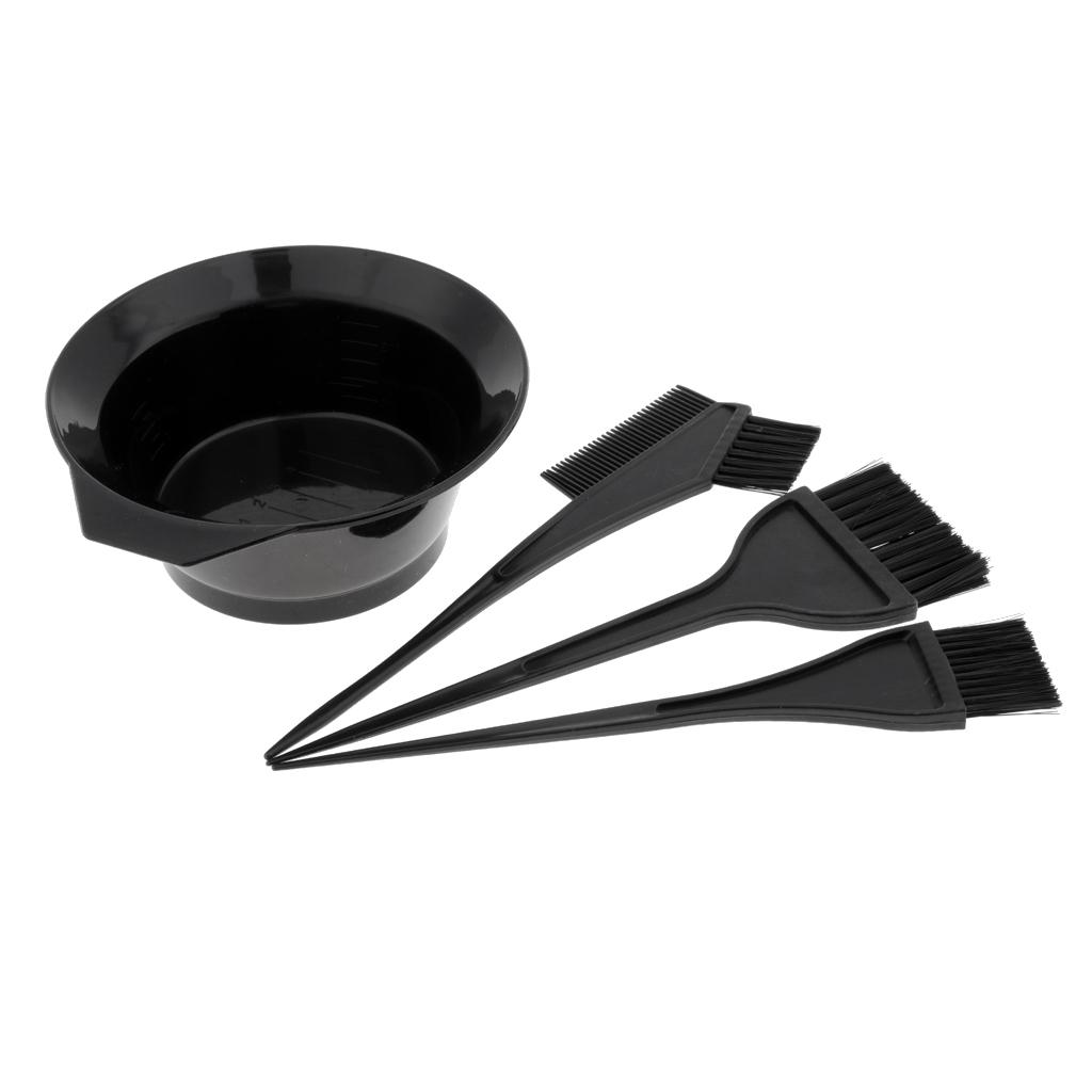Buy 4pcs Salon Hair Dye Set Kit Color Brush Comb Mixing Bowl Tint Tool