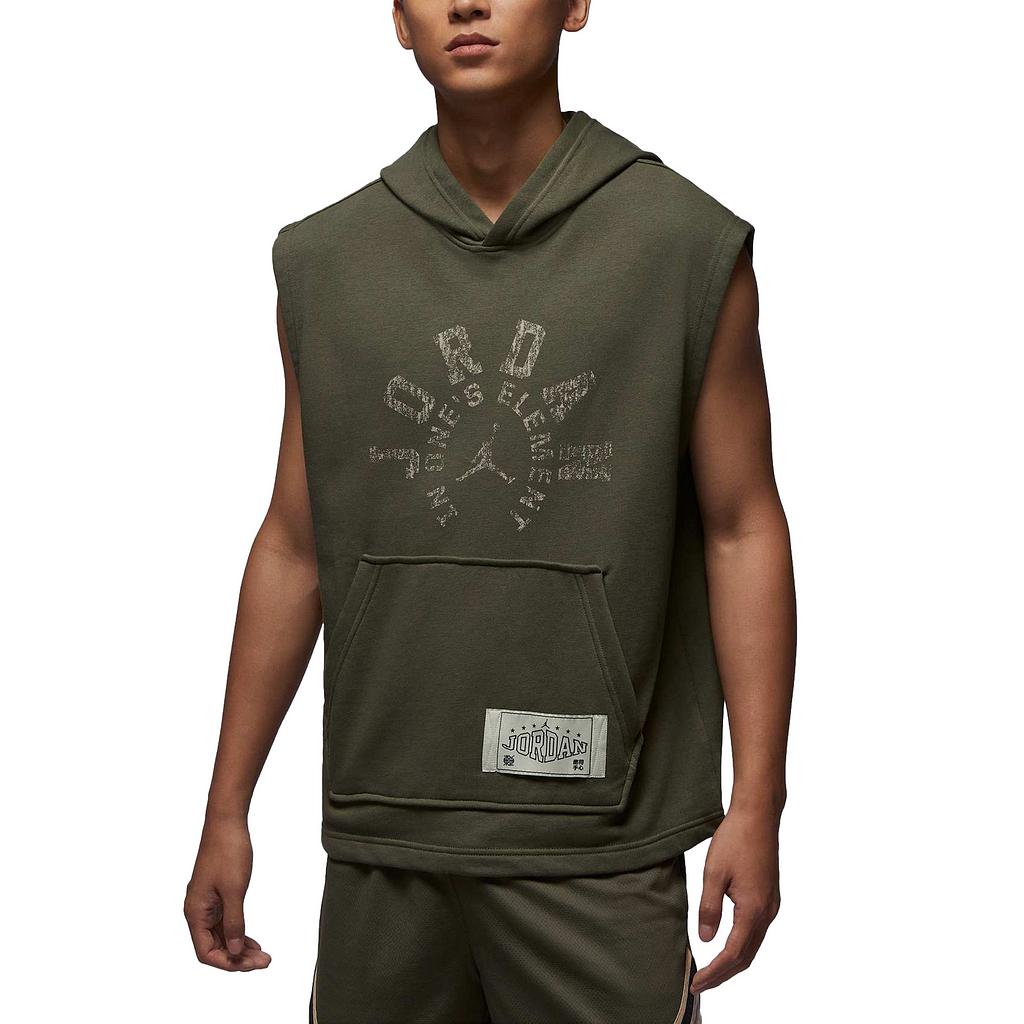 Jordan Sweatshirt Men s Medium Olive Green/Gray Black HV1260-222 M