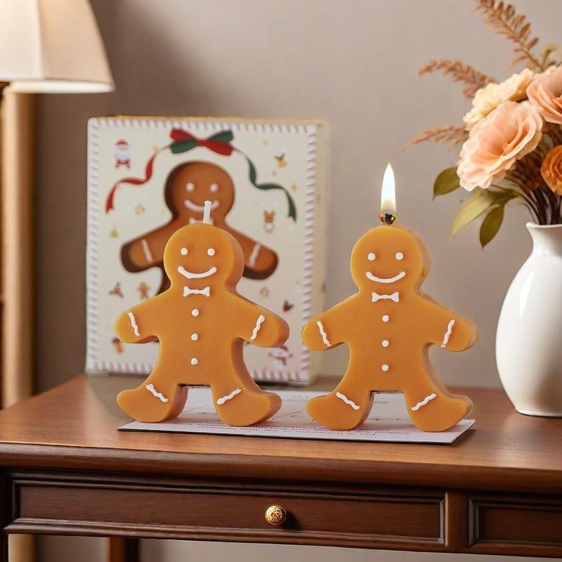 Gingerbread Man Scented Christmas Candle Ornament