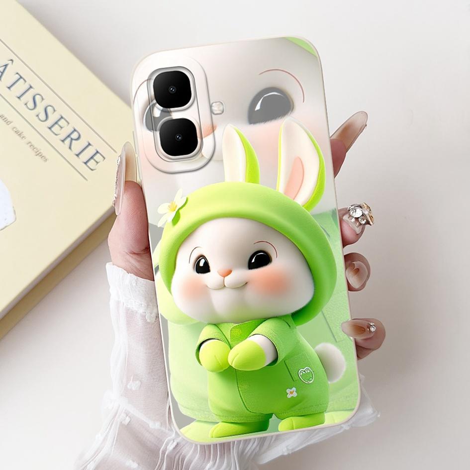 For Infinix Smart 10 Case Cute Rabbit Panda Cartoon Accessories Soft Silicone Protect Phone Cases For Infinix Smart10 Full Cover