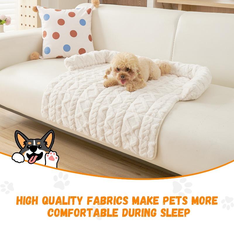 Haustierbett Sofa Hundehütten Indoor Hunde Zubehör Betten für Kleine Mittlere Große Hunde Bett's Haus Kissen Verdrehter Plüsch Katzen Hunde Matte