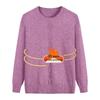 Women's Autumn/Winter Semi-High Neck Top: New Elastic Solid Color Sweater for Middle-Aged and Elderly