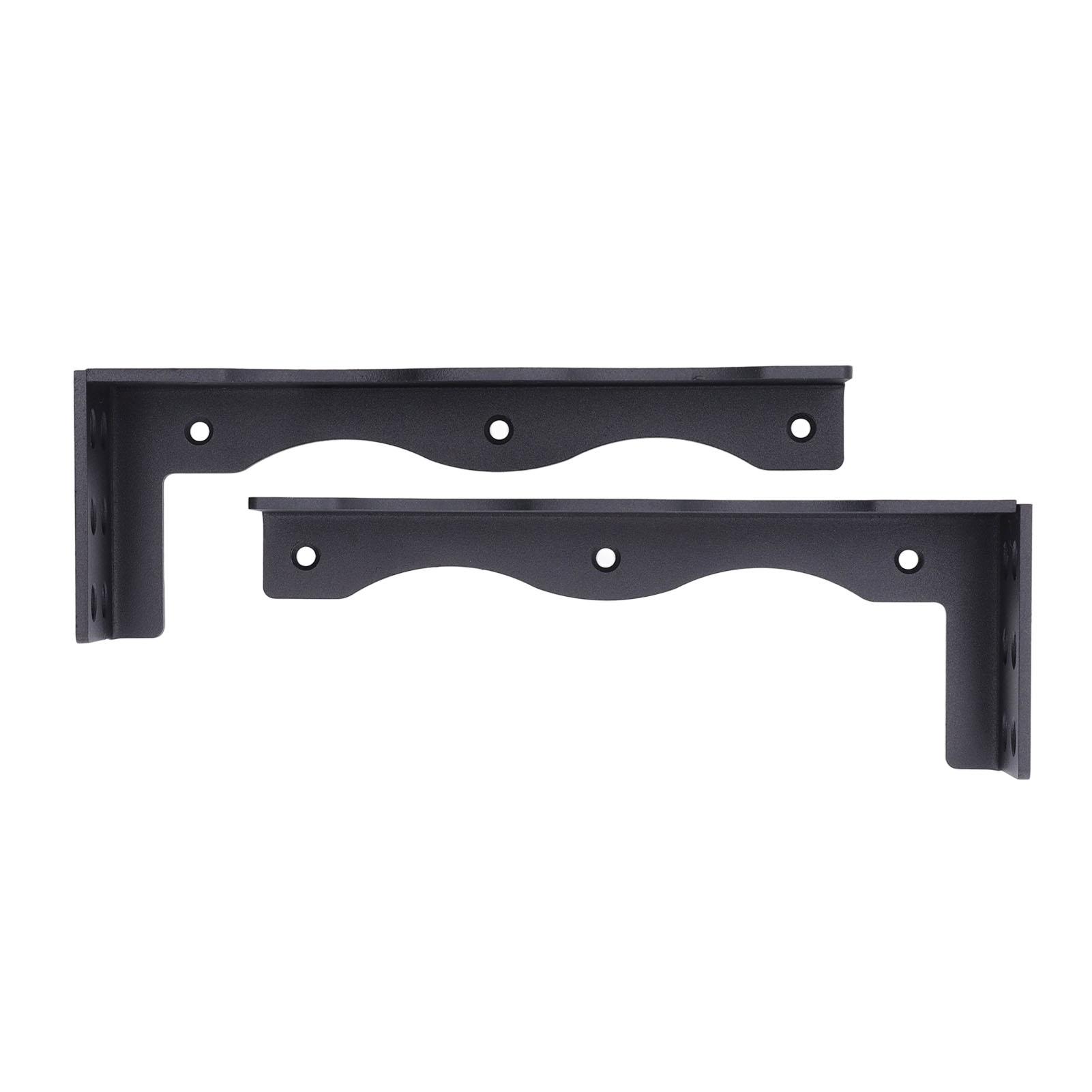 

Shelf Bracket Carbon Steel Rust Protection 80lb Bearing Heavy Duty Floating Shelf Bracket for Kitchen Bathroom Office