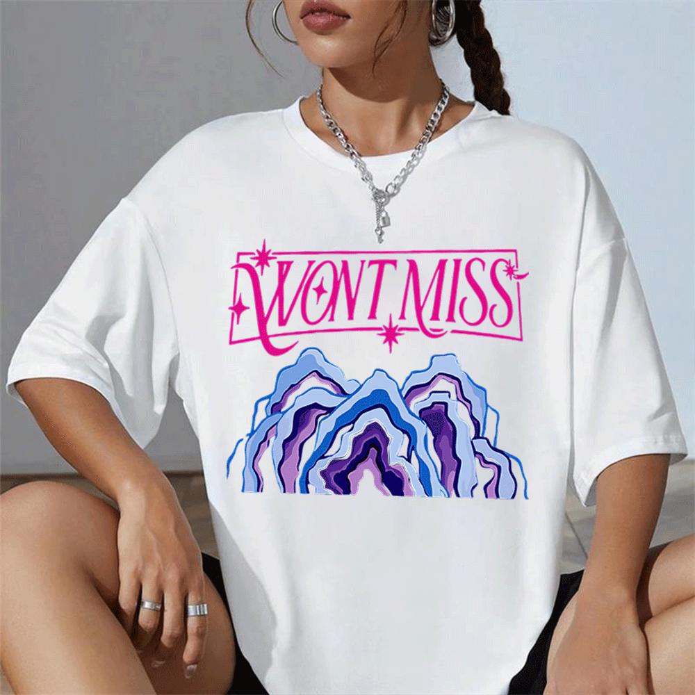 

Won t Miss Logo Demon Hunter Tiger Shirt Huntrix Girls Huntrix Fan Gift Rumi Zoey Mira Graphic T-shirt Kpop Huntrix Tee 3XL