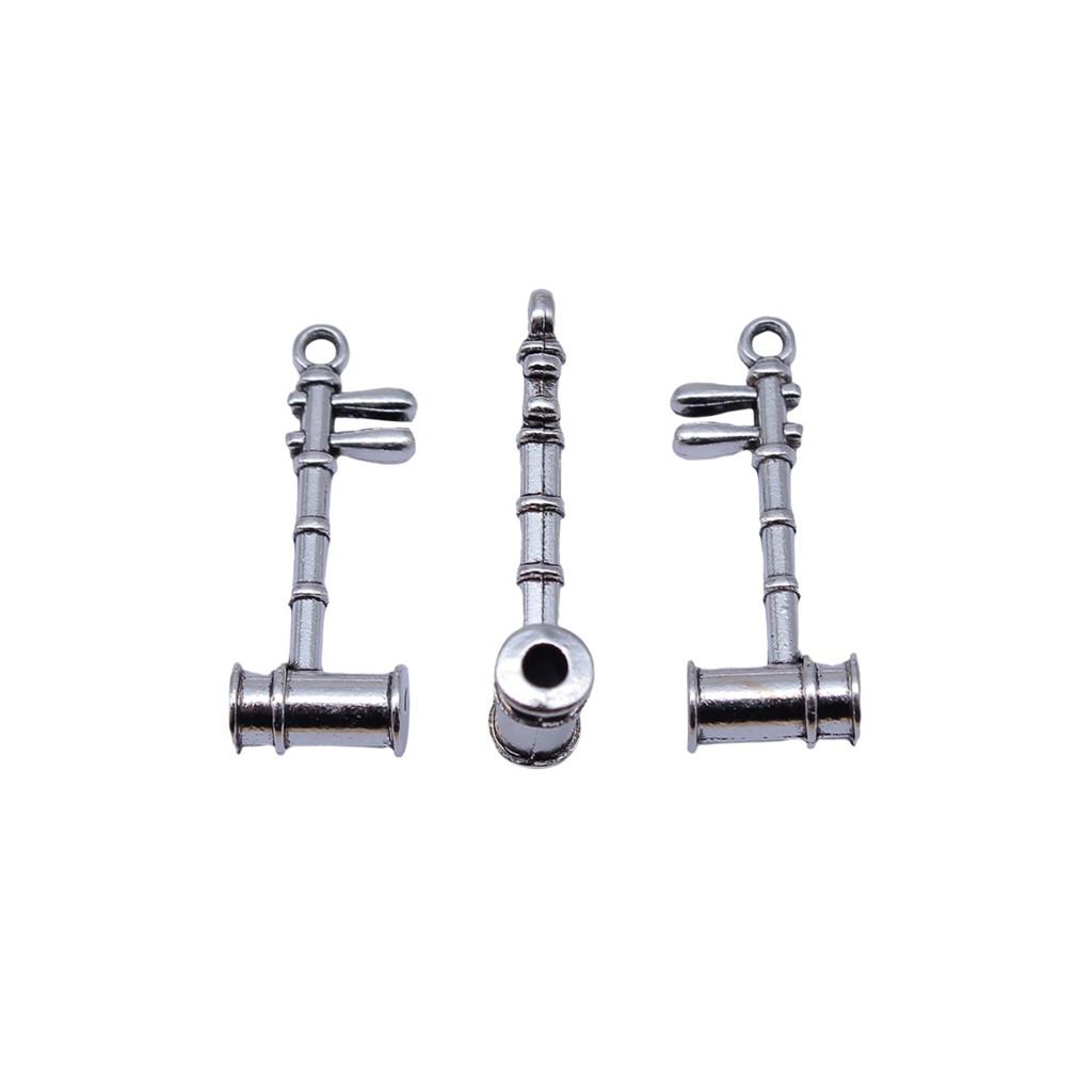 Musical Charms Multi Color Alloy Guitar Pendants For Music Themed Jewelry Making