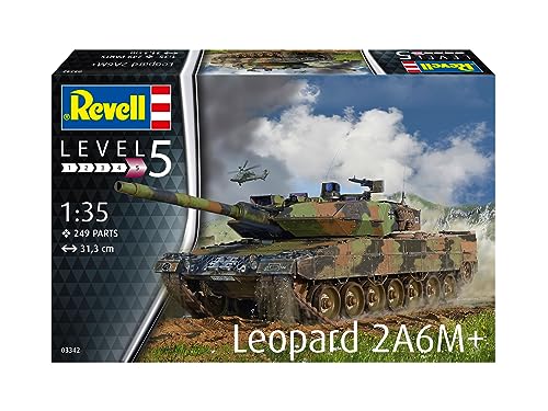 Revell 1/35 Scale German Leopard II A6M+ Plastic Model Kit 03342