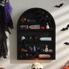 Floating Shelves Essential Oil Display Rack Crystal Stone Wall Gothic Decoration Wall Stand Organizer For Home Creative Decor