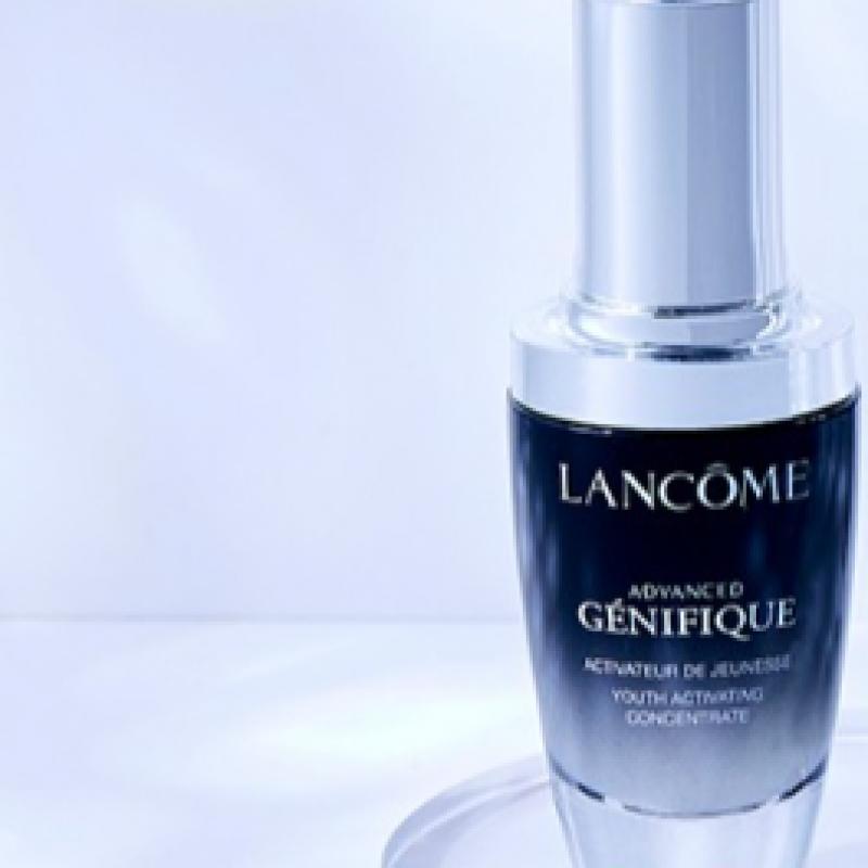 Lancome Genifique Serum 30ml Duo Gift Set  + Free White Big Pouch   Shopping Bag 