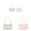 Corduroy Shoulder Bag For Women With Zipper Closure And Inner Pocket Casual Crossbody Accessory