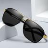 New Fashion Pochromic Sunglasses Men Retro Polarized Driving Sun Glasses Luxury Brand Men's TAC Lens Goggle UV400