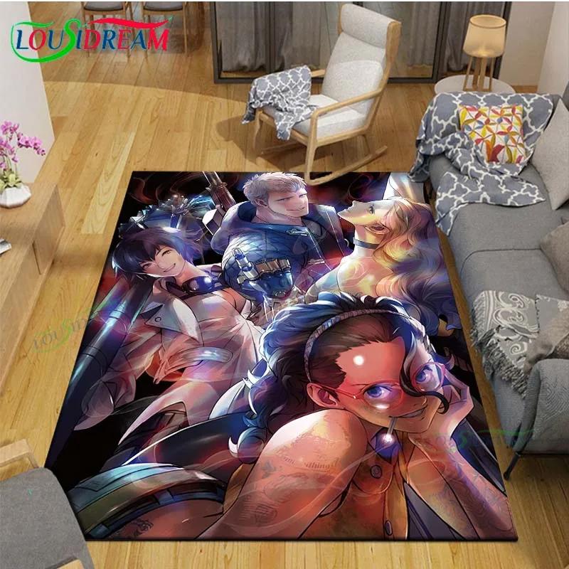Fashion D-Devil May Cry Game Printed Carpet Outdoor Area Rug Non -slip Carpet Bedroom Decor Carpet for Living Room Birthday Gift