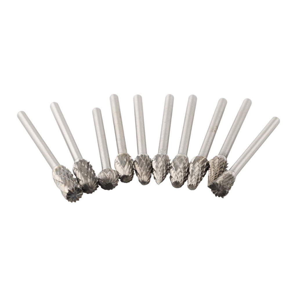 Reliable Performance from a 10 Piece Carbide Steel Grinding Heads Kit
