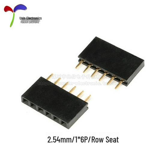 Gniazdo kołkowe żeńskie jednorzędowe, rozstaw 2,54 mm, 1-40 pinów