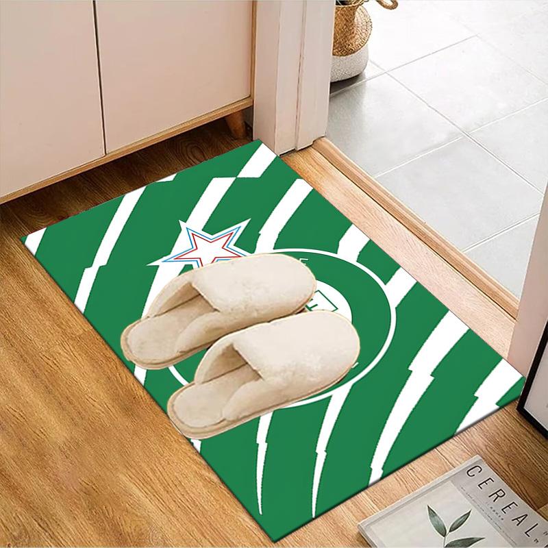 Asse Saint-etienne Crest Rug Office Floor Mat - Machine Washable for Bedroom, bedroom, livingroom, Room Decor Fan Gifts Christmas