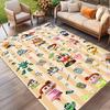 Crayon Shin Print Rug, Washable Floor Carpet, For Entryway Dorm Laundry Room Office Study, Home Decor Birthday Christmas Gift