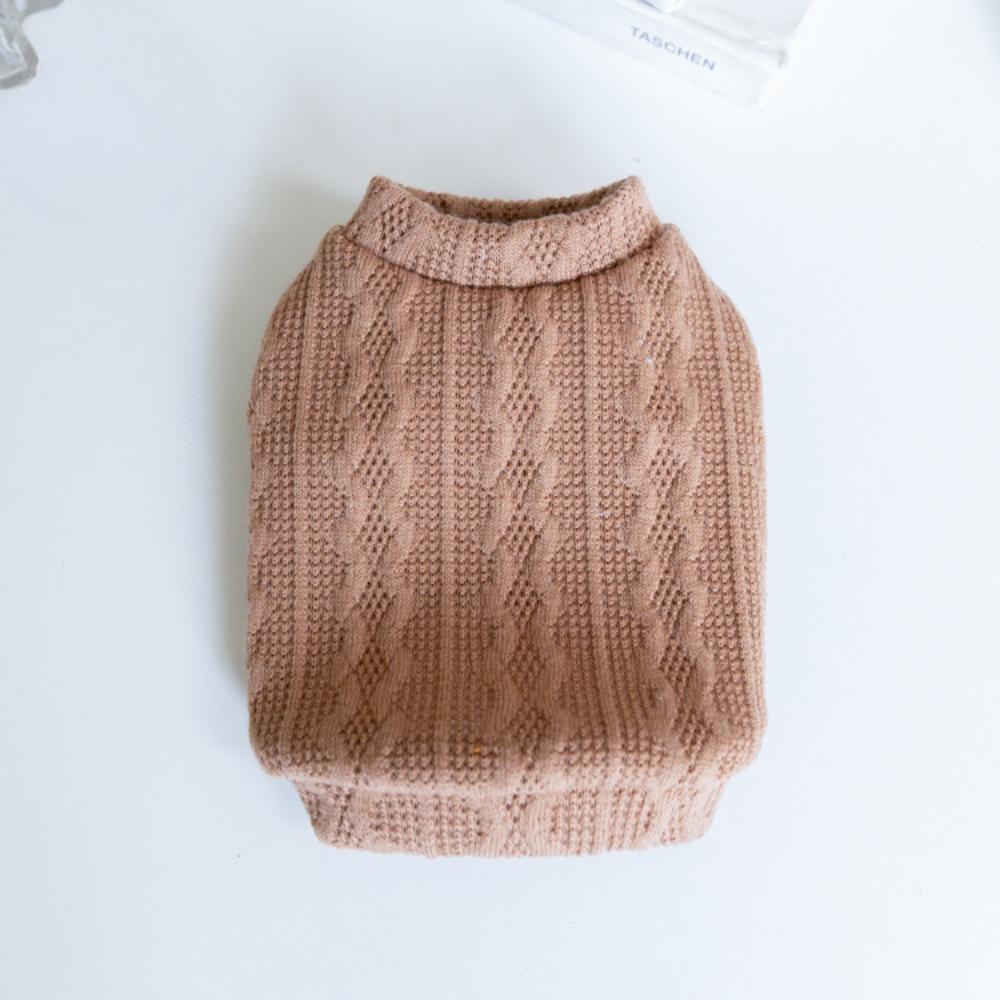 Autumn and Winter Woolen Vest Vest Pet Knitted Vest Cat Shirt Pet Clothing Teddy Bear Dog Clothes for Small Dogs Puppy Clothes
