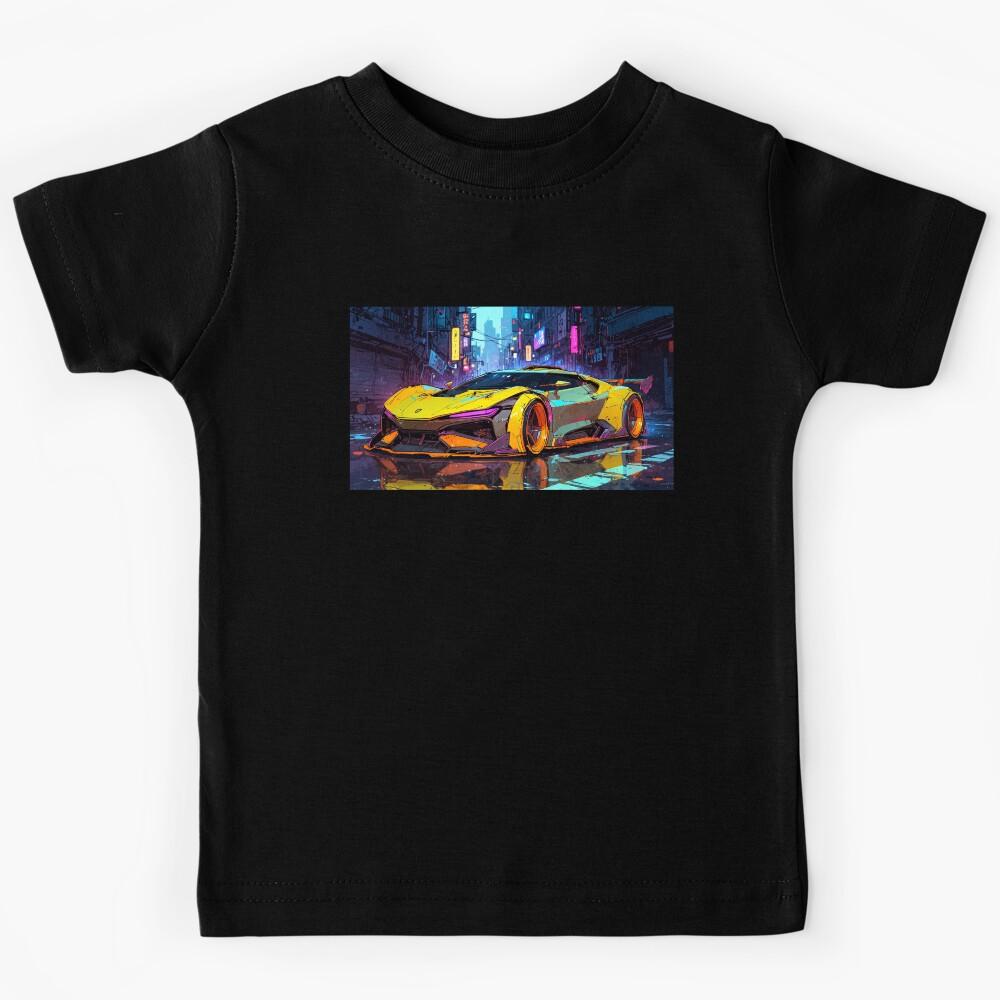 Futuristic Sports Car Kids T-Shirt 100