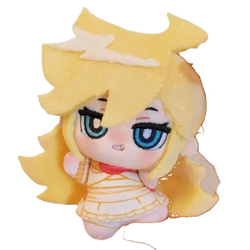 10cm Panty Stocking with Garterbelt Plushies Toys Keychain Anime Stocking Plush Dolls Cute Figure Panty Plush Stuffed Doll Gifts