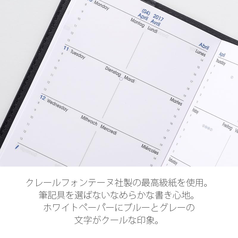 Quo Vadis 2026 Edition Planner Diary "Sapax/Ampara" (Weekly Separation, January Start, A6 Variant, 10x15cm, 4 Languages), Red (qv98501rd)