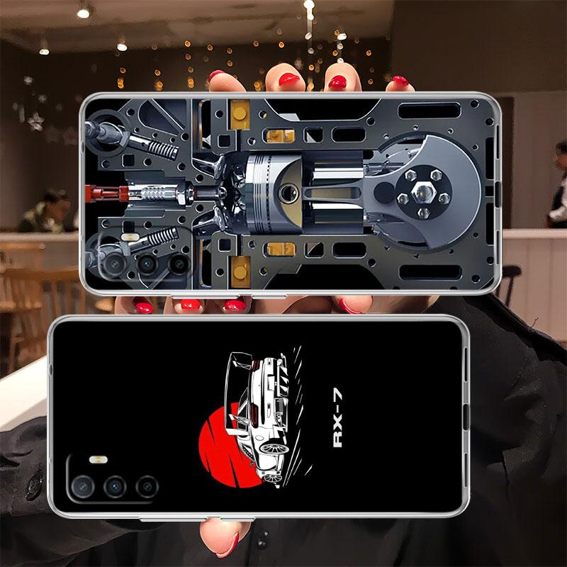 Supercar Super Wheel Car Calipers Transparent Phone Case for Motorola Moto G7 G8 G9 G84 G85 G73 G24 G15 Z2 Play Power Plus