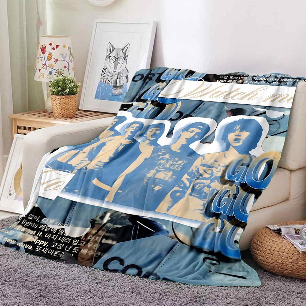 1PC Cortis, K pop Blanket Lightweight Flannel Throw Blanket for Sofa, Bed, Travel, Camping, Livingroom, Office, Couch