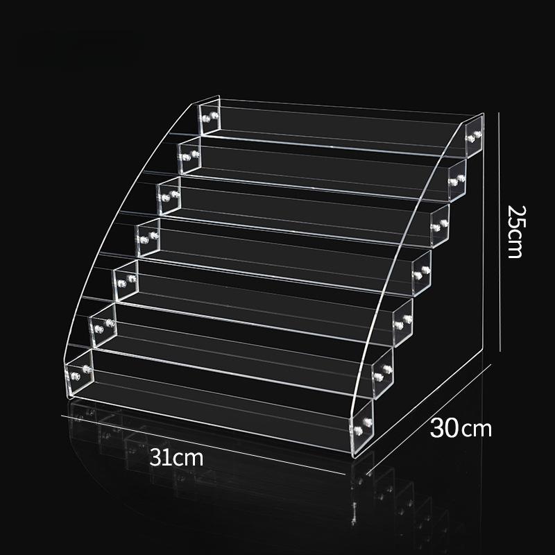 

Высококачественная акриловая подставка для лака для ногтей, многослойная прозрачная коробка для хранения лака, модный держатель для салона красоты, косметическая полка прозрачный
