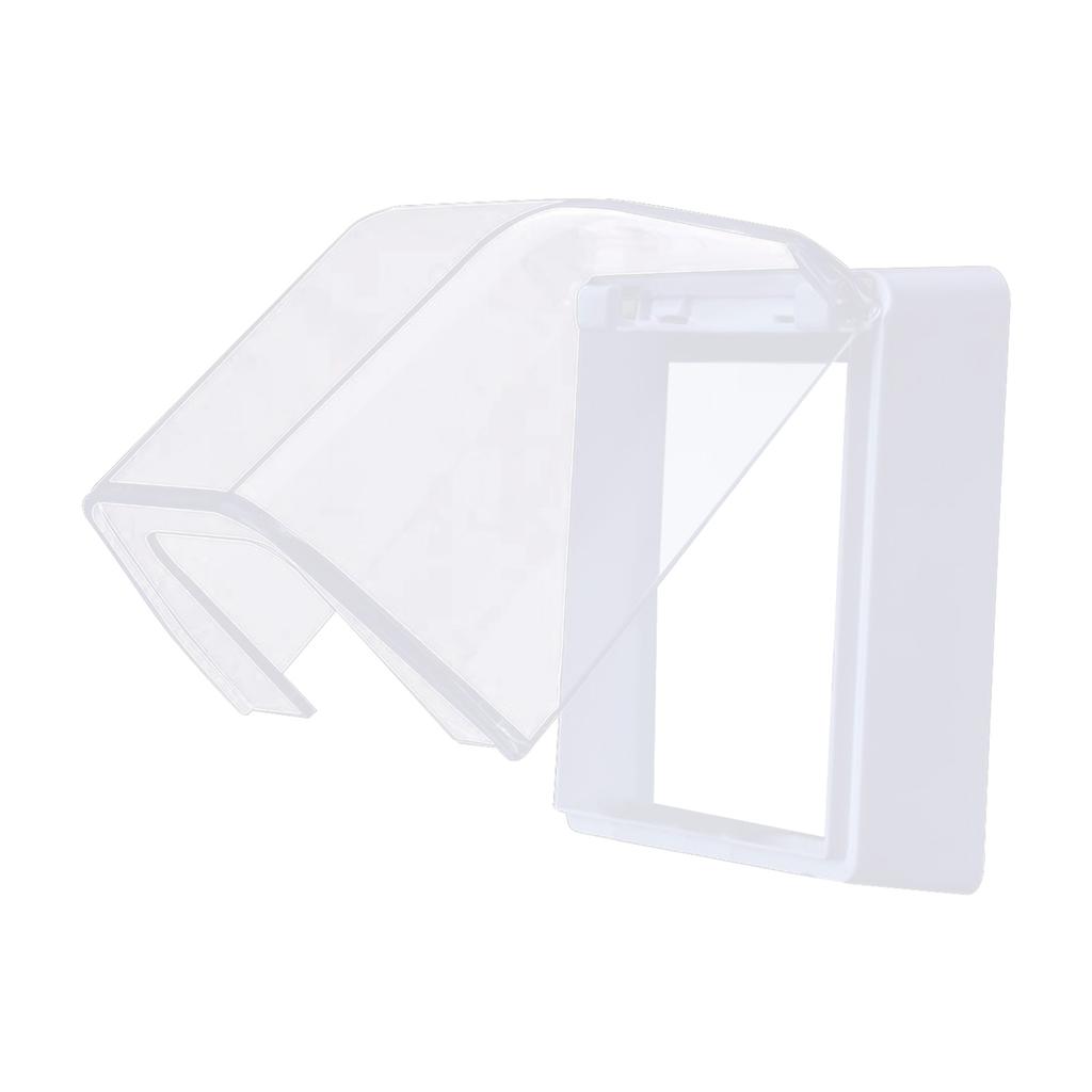 86 Type Outdoor Socket Waterproof Box Self-Adhesive Socket Case Plastic Electrical Outlet Cover Dustproof Box Enduring