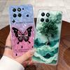 Gele-Hülle für Honor X6 4G/X6S 4G/70 Lite/Play 30M/Honor X8 5G Klare Silikon-Weiche-TPU-Rückabdeckung Niedliche Katzen-Schutzhülle