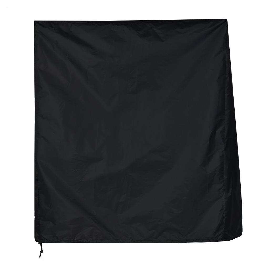Waterproof BBQ Cover Barbecue Gas Grill Cover Outdoor Heavy Duty Protector 97*56*112cm (Black)