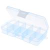 Adjustable 10 Compartment Plastic Storage Box Jewelry Screw Organizer Container