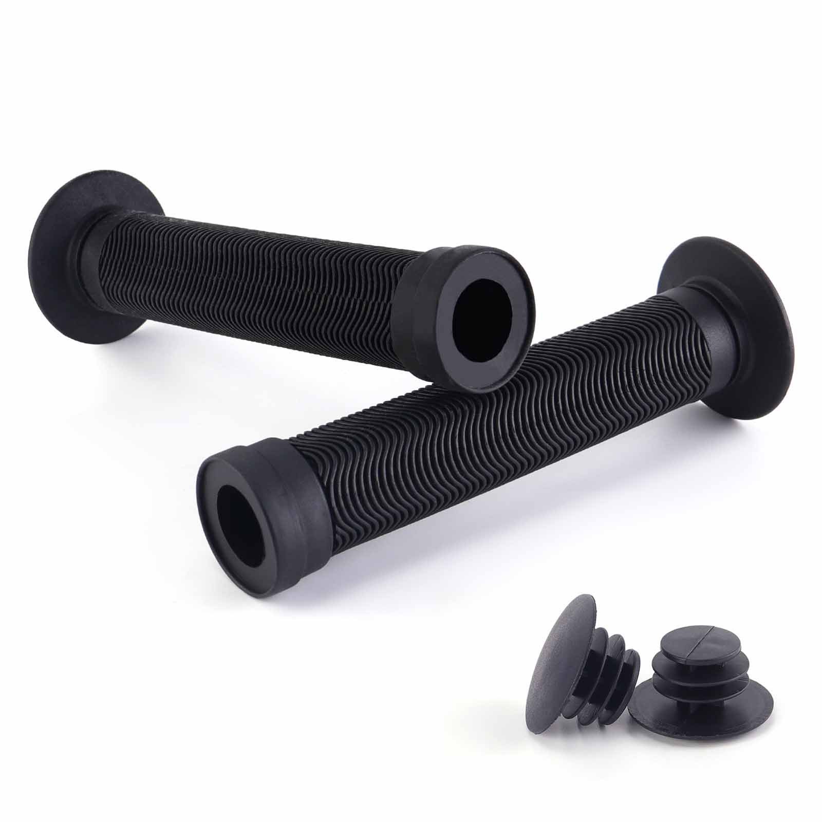 

Mountain Bike Handlebar Covers – Extended Rubber - -Absorbing Soft Grips for Handlebars One Size