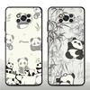 Cartoon Cute Panda Case for Xiaomi Poco F8 C61 M3 M4 M7 Pro F3 C75 F1 C71 X3 X4 X5 X7 Pro M5 C50 Funda Phone Cover