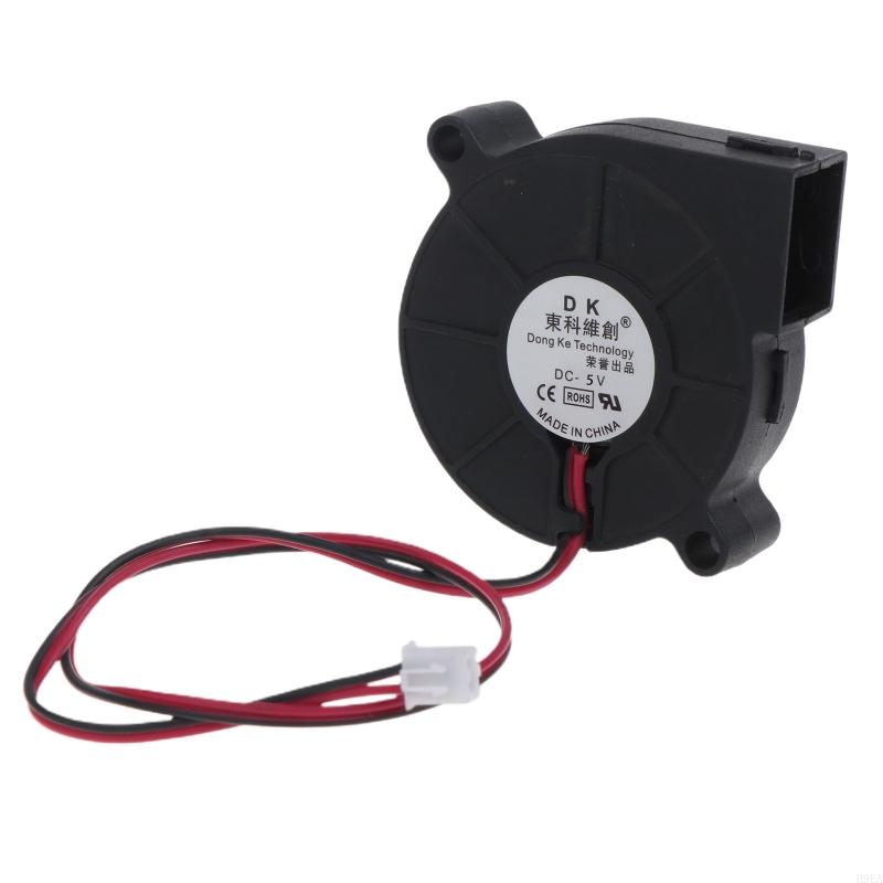 5015 50x50x15mm Gebläse Luftbefeuchter Lüfter Gleitlager 5/12/24V 0.22A 4300RPM Lüfter mit 2-Pin-Kabel 28CM für 3D-Drucker