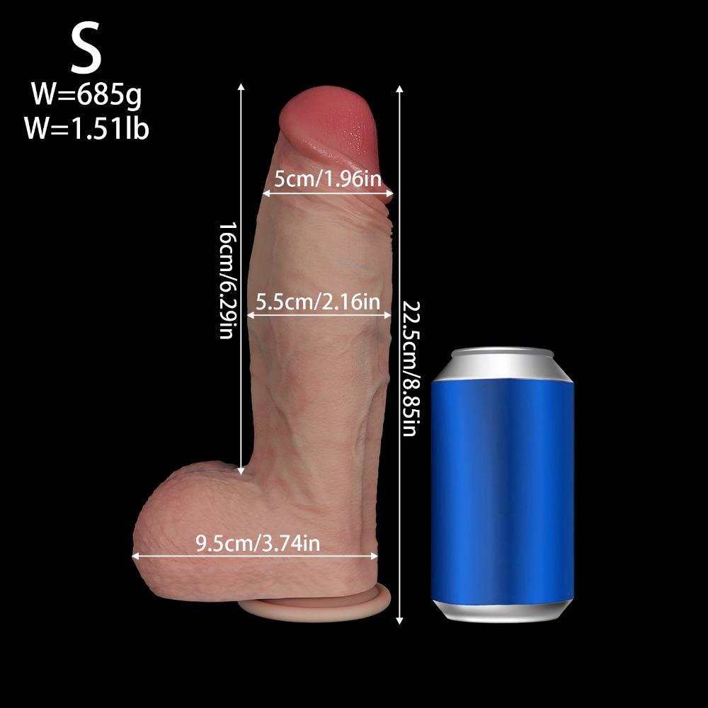 Super Large Big Girth Fake Penis with Suction Cup Waterproof Silicone Anal Sex Toys