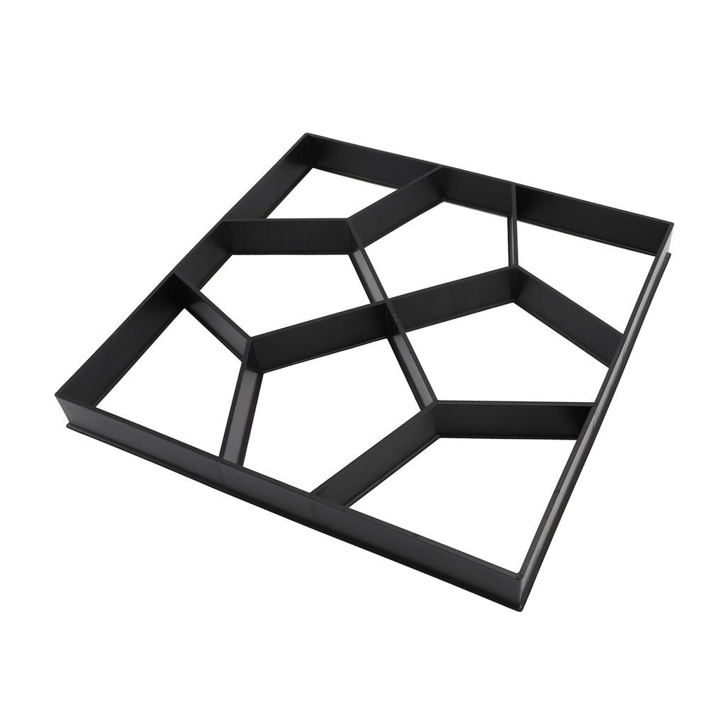 Gehwegmacher 15,7 Zoll ABS Wiederverwendbarer Pflaster Beton Pfadmacher Trittstein Pflasterstein für Rasen Garten Terrasse Hof