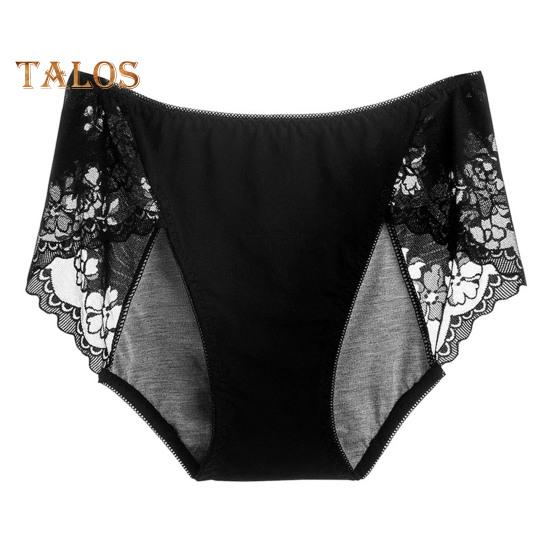 

Женские менструальные трусики, кружевные однотонные трусы больших размеров с подтяжкой средней талии, бесшовные эластичные герметичные трусы, женское нижнее белье L