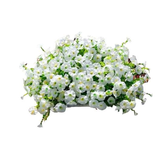 UV Resistant Artificial Petunias Flowers Outdoor Fake Flowers for Patio Porch
