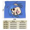 Gorillazs Punk Rock Blanket Super Warm Aesthetic Plush Throw Blanket For Couch Chair Sofa Bed Travel Flannel Bedspread Bed Cover