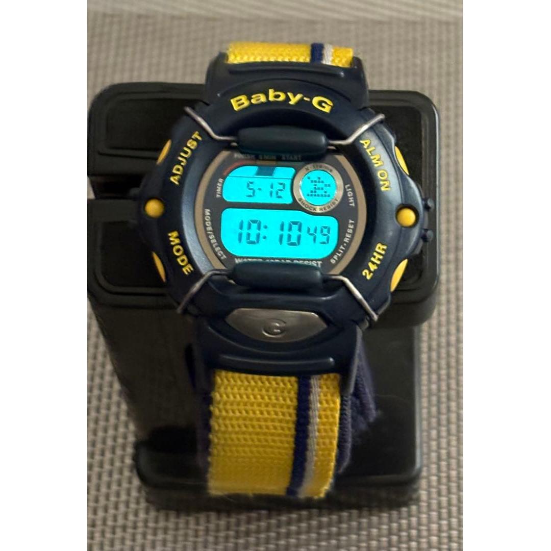 CASIO Baby-G BGX-70 Navy x Yellow Battery replaced