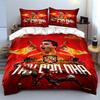 Set Biancheria da Letto a Tema Calcio 3 Pezzi Copripiumino Federe Arredo Casa (1 * Copripiumino 2 * Federe, senza piumino)