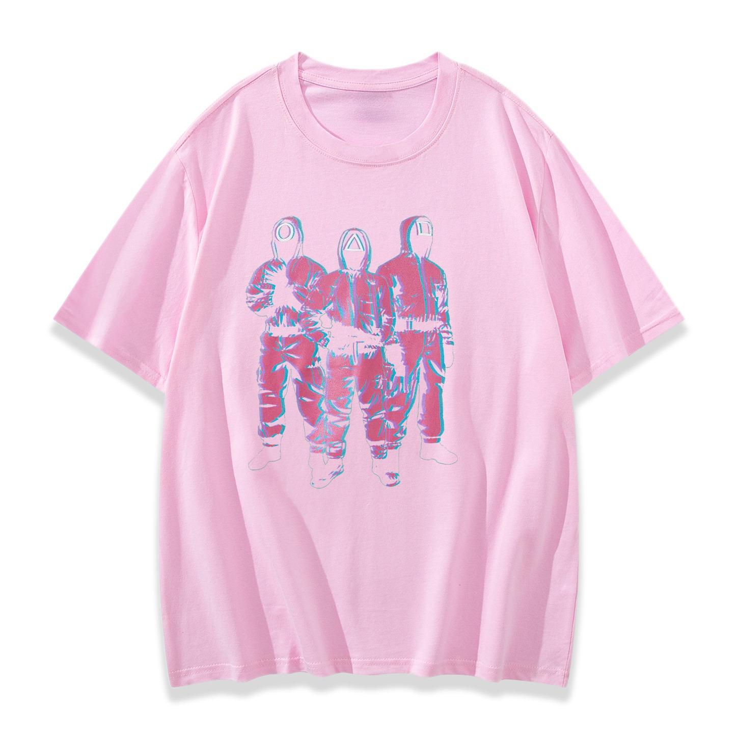 

New Calamari Game Cosplay Costume Numbers Tracksuit Player 456 333 001 Party Clothes Adult Player Costume Kpop T-shirt Fan Tee 4XL