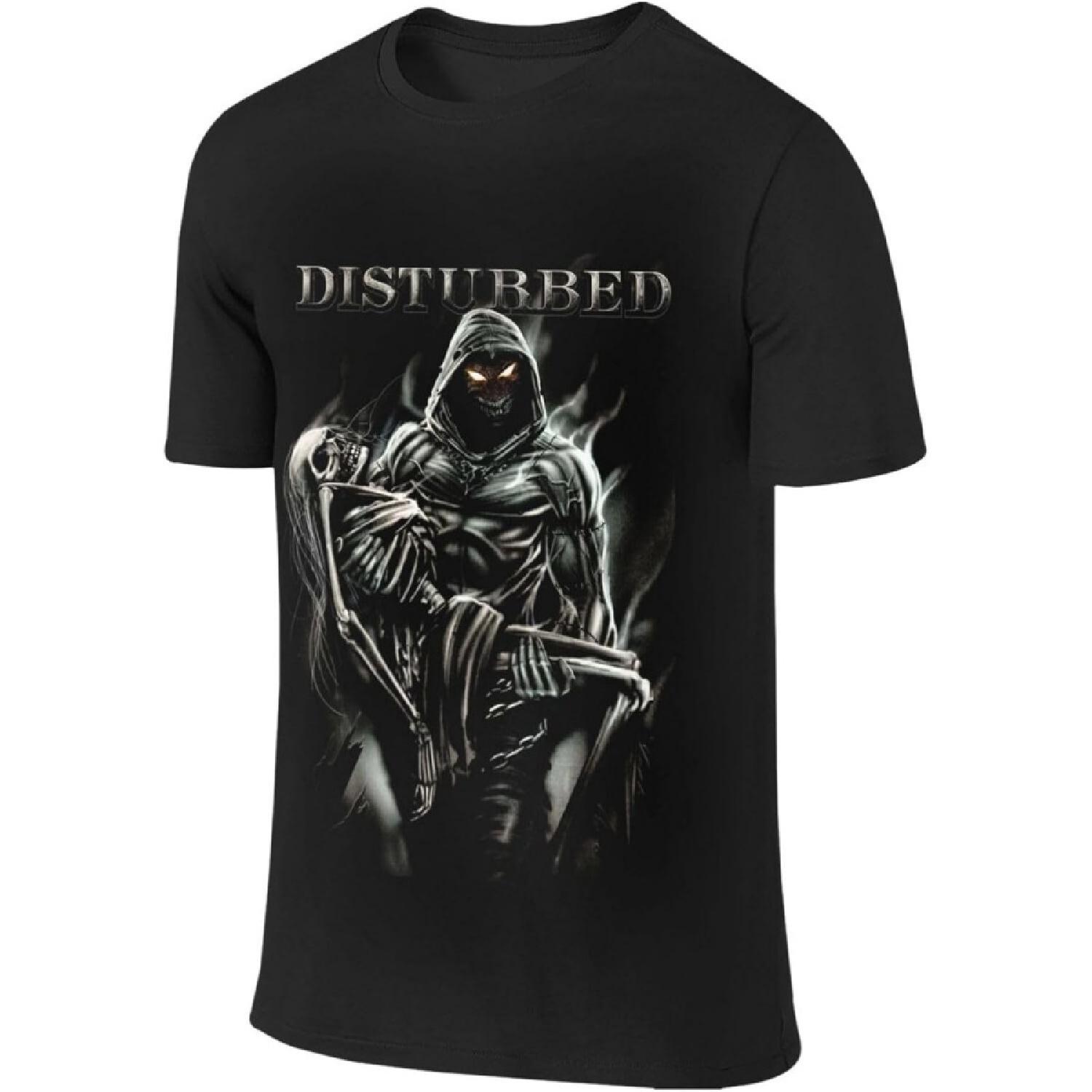 

Rashmika Men s Short Sleeve T Shirts Disturbed Band Men s Shirts Crew Neck Running t-Shirt for Men XXXXXL різнокольоровий