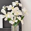 4 Pcs Artificial Renanthera Flower 29 Inch Long Stem Fake Orchid