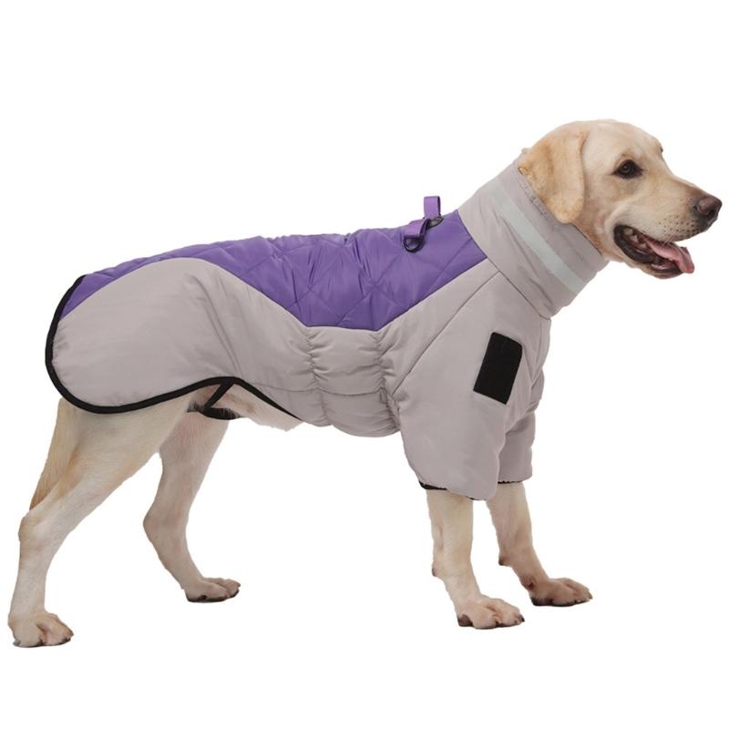 Dog Winter Coat Cosy Reflective Waterproof Dog Vest Warm Dog Clothes for Cold Weather for Medium and Large Dog