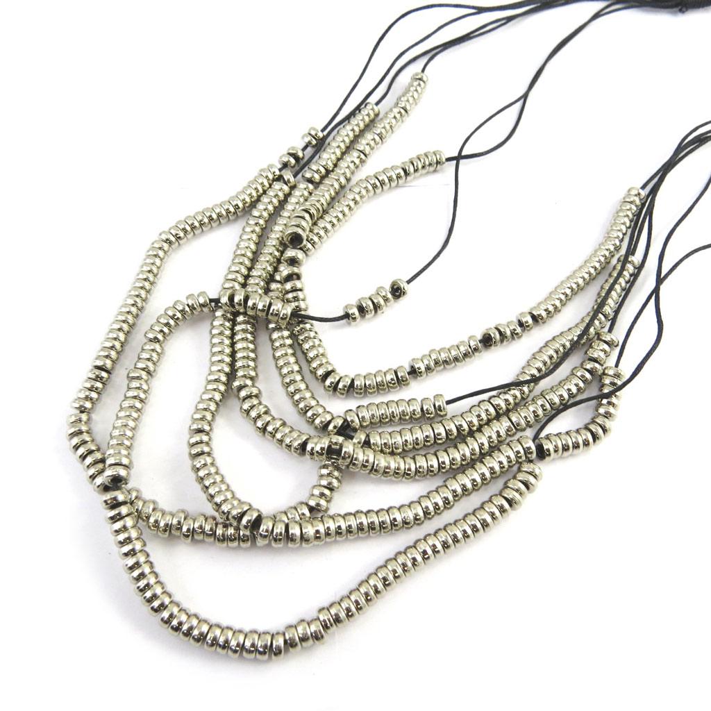 Les Trésors De Lily [M1992] - Silver 'Kilimanjaro' Necklace