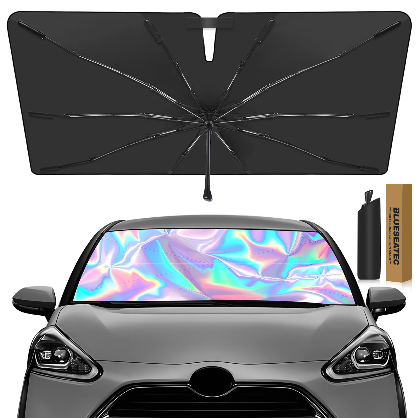 

в BLUESEATEC Toyota Sienta 10 Серии Солнцезащитный экран на лобовое стекло SIENTA 10 Серии 3-го поколения Автомобильный солнцезащитный экран 10x Сильная блокировка тепла Защита от УФ-лучей УФ