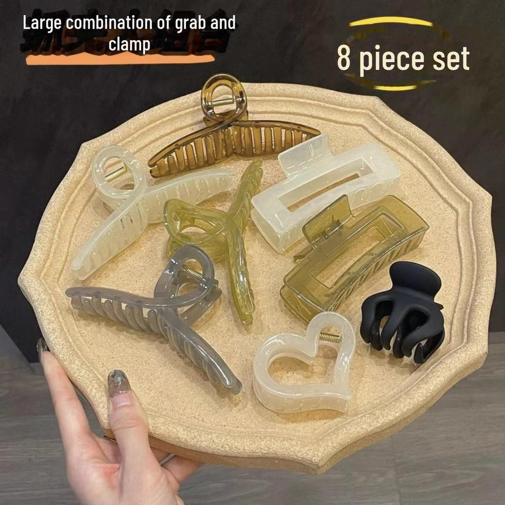 Αξεσουάρ Μαλλιών Υψηλής Ποιότητας Άνοιξης & Καλοκαιριού: Σετ Κλιπ Μεγάλου Μεγέθους για Ενήλικες & Κλιπ Αγάπης