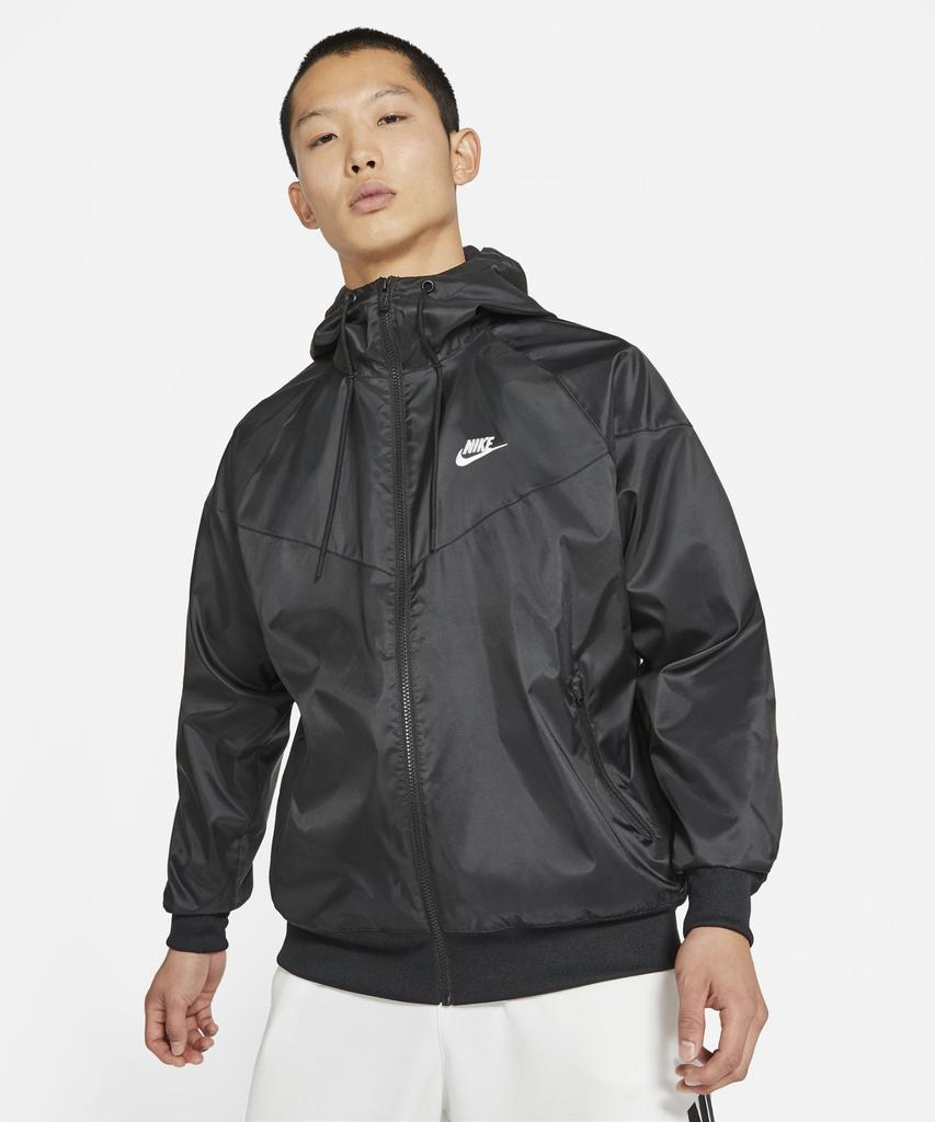 Nike Sportswear Windrunner Hooded Jacket M - Black:White / Da0002-010